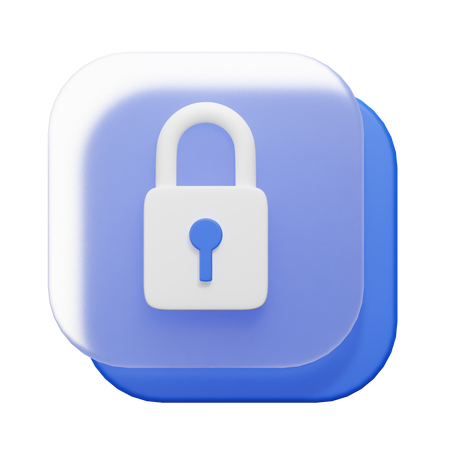 Lock  3D Icon