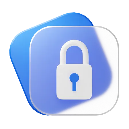 Lock  3D Icon