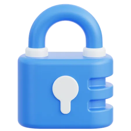 Lock  3D Icon