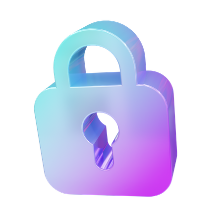 Lock  3D Icon