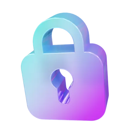 Lock  3D Icon