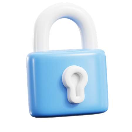 Lock  3D Icon