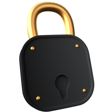 Lock  3D Icon