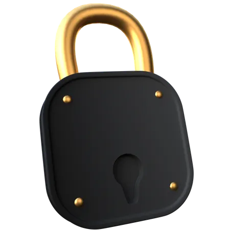 Lock  3D Icon