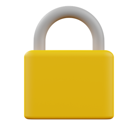Lock  3D Icon