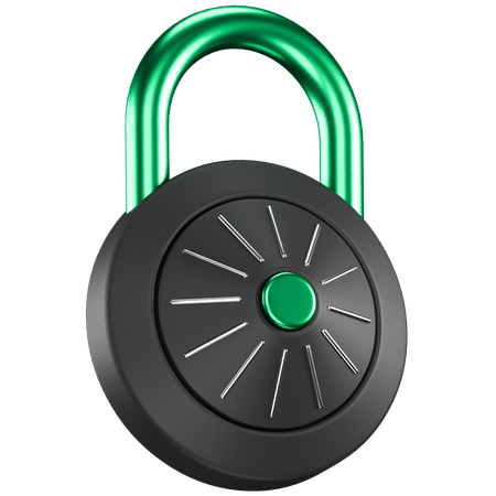Lock  3D Icon