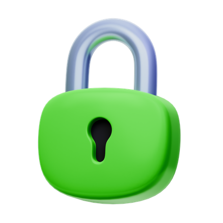 Lock  3D Icon
