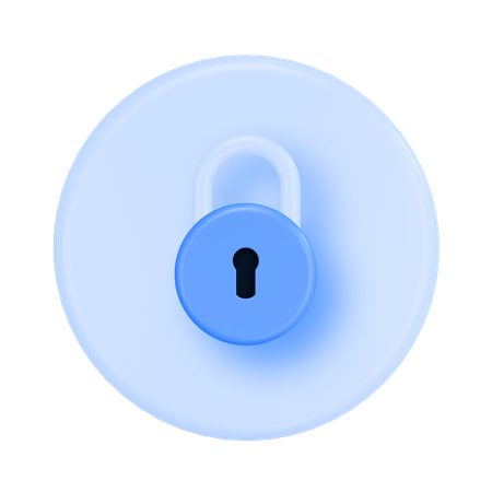 Lock  3D Icon