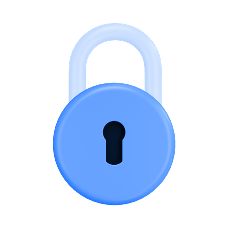 Lock  3D Icon