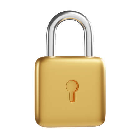 Lock  3D Icon