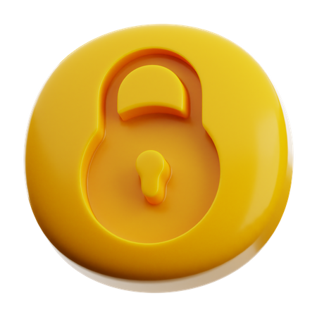 Lock  3D Icon
