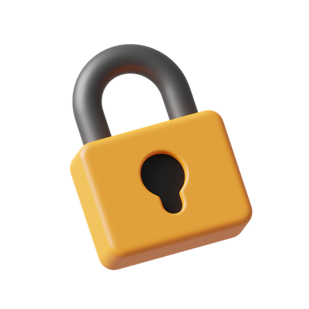 Lock  3D Icon