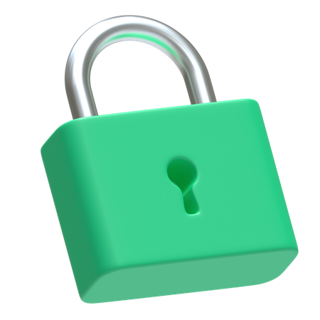 Lock  3D Icon