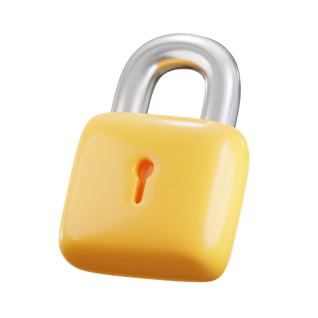 Lock  3D Icon