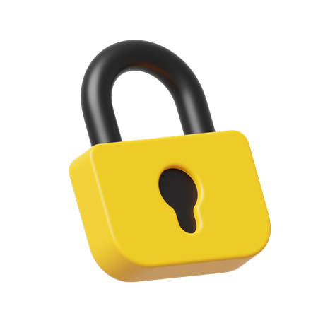 Lock  3D Icon