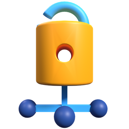 Lock  3D Illustration