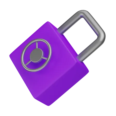 Lock  3D Illustration