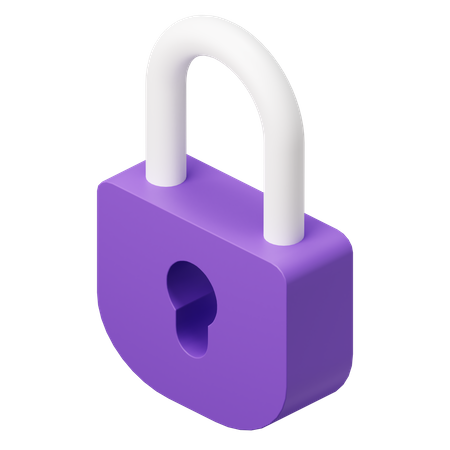 Lock 3D Illustration