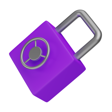 Lock 3D Illustration