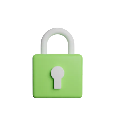 Safe Security Lock 3D Illustration