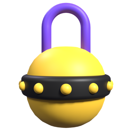 Lock  3D Illustration