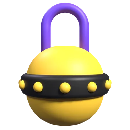 Lock  3D Illustration
