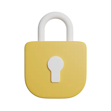 Lock 3D Icon
