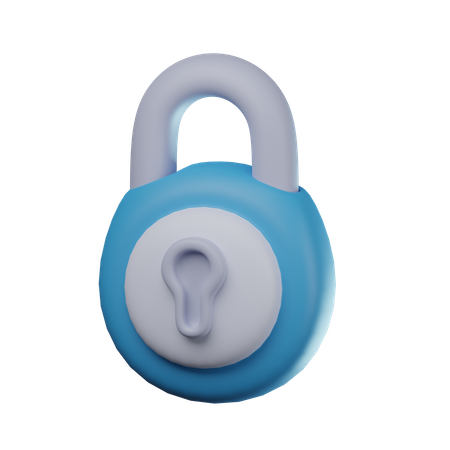 Lock  3D Icon