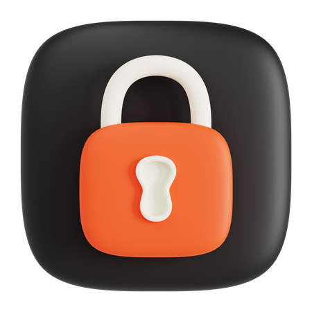 Lock 3D Icon
