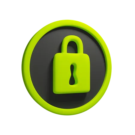 Padlock Download This Item Now 3D Icon