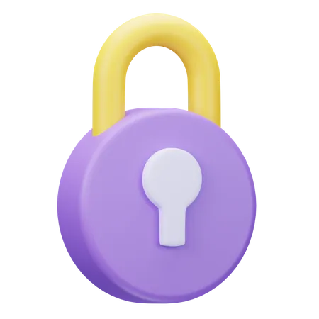 Lock 3 D Illustration 3D Icon