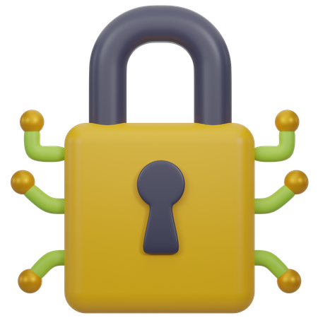 Lock  3D Icon