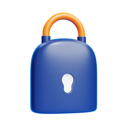 Lock Security 3 D Icon 3D Icon