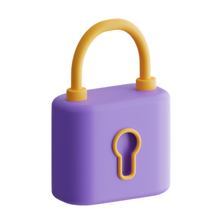 Lock  3D Icon