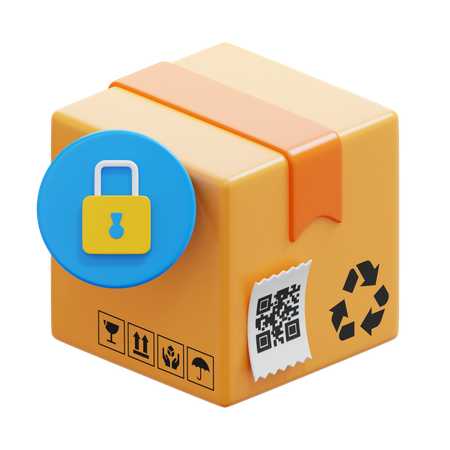 Lock Box  3D Icon
