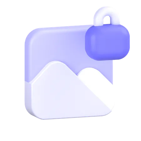 Lock Gallary  3D Icon