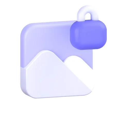 Lock Gallary  3D Icon