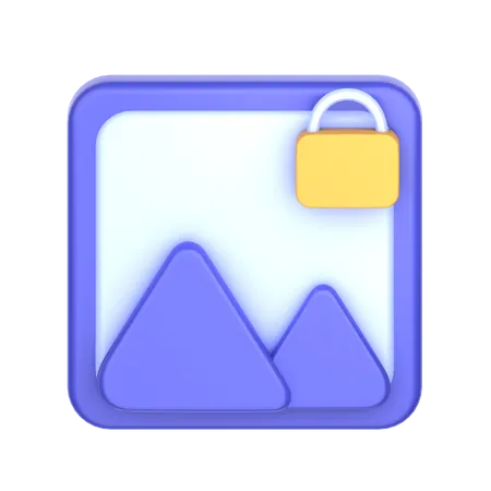 Lock Gallery  3D Icon