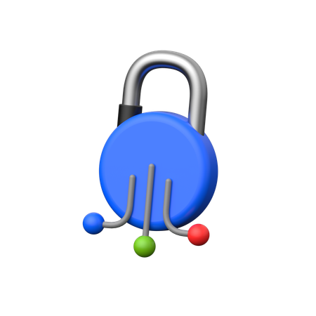 Lock Integration  3D Icon