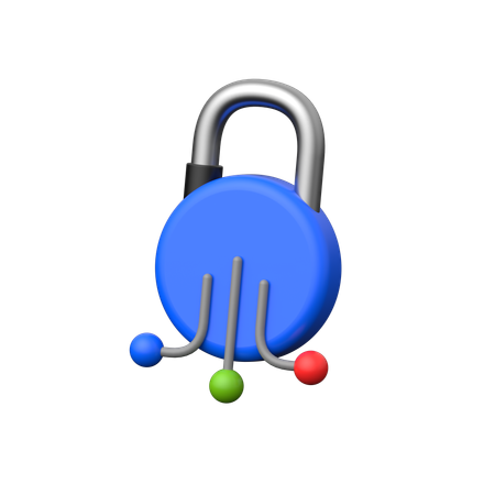 Lock Integration  3D Icon