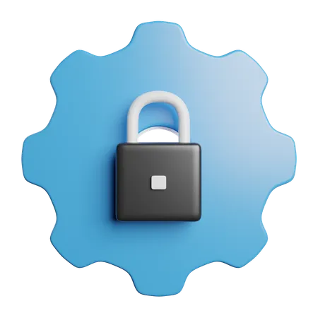 Lock Management  3D Icon