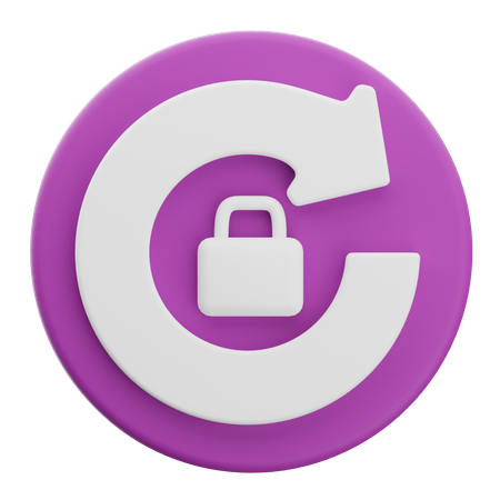 Lock Orientation  3D Icon
