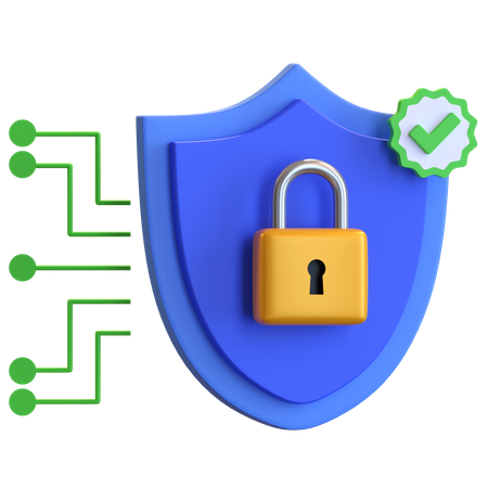 Lock Password  3D Icon