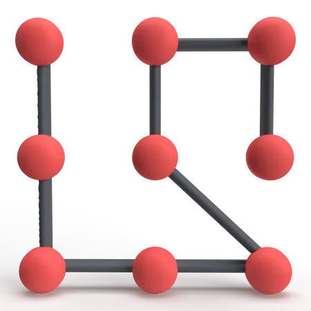 Lock Pattern  3D Icon