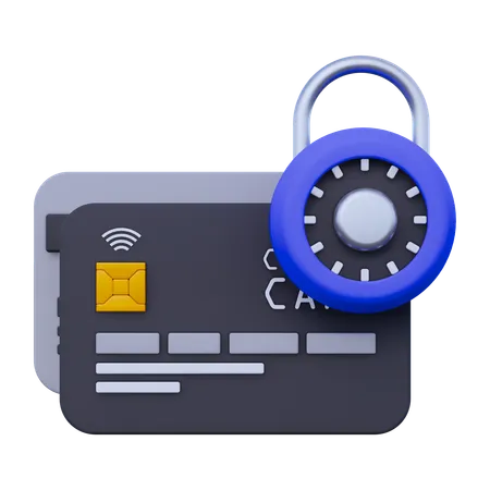 Lock Payment  3D Icon