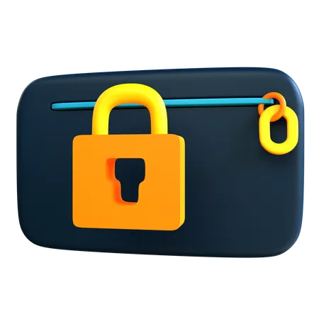 Lock Paymet  3D Icon