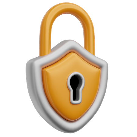 Lock Shield  3D Icon