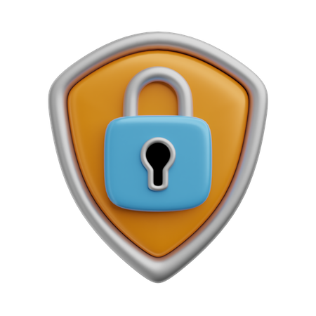 Lock Shield  3D Icon