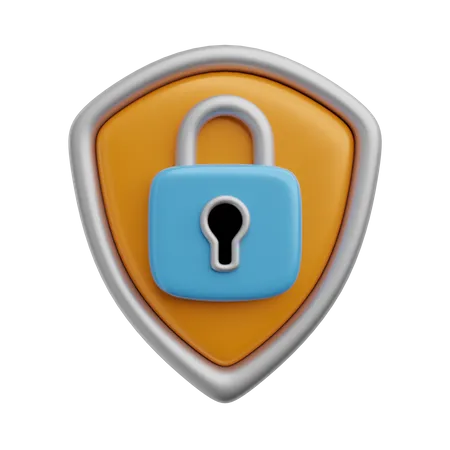 Lock Shield  3D Icon