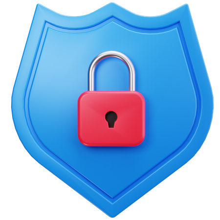 Lock Shield  3D Icon